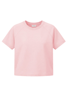 Vivisence T-Shirt Femme Manches Courtes Col Rond Confort Doux Quotidien, rose