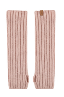 Vivisence Femme Gants Hiver Tricot Maille Extensible Douce Chaleur Confort, rose