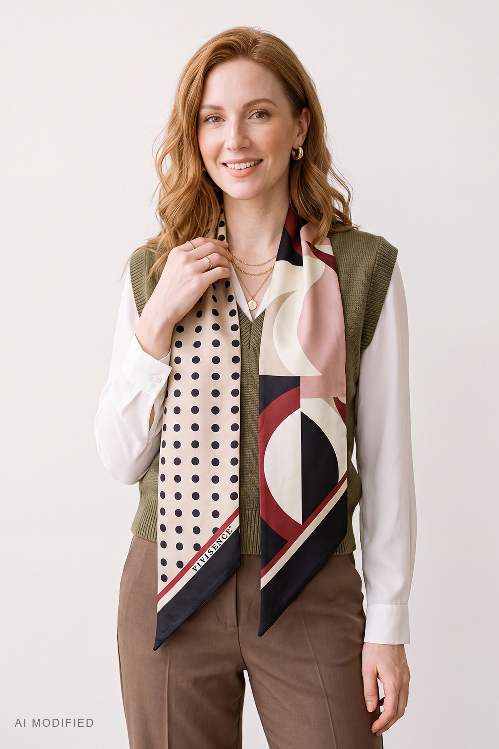 Vivisence S180-004 Schals und Tücher Tücher, Beige