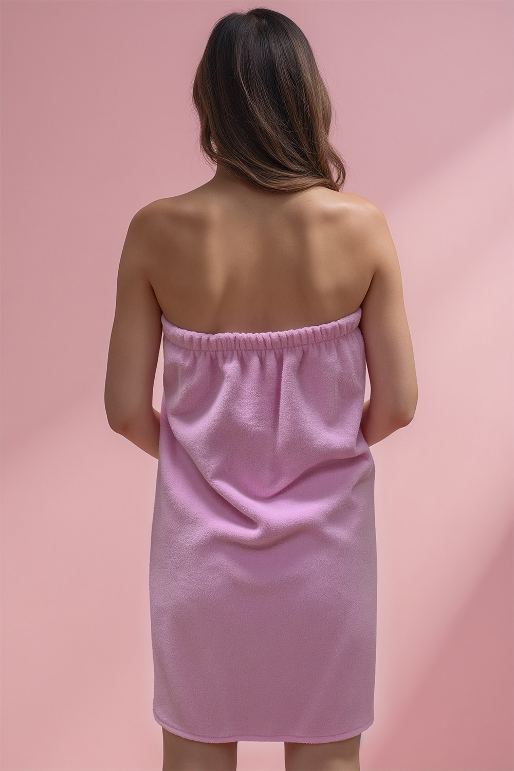 Vivisence Spa Femme Ensemble 3 Pièces Matériau Confortable et Absorbant 6001, rose