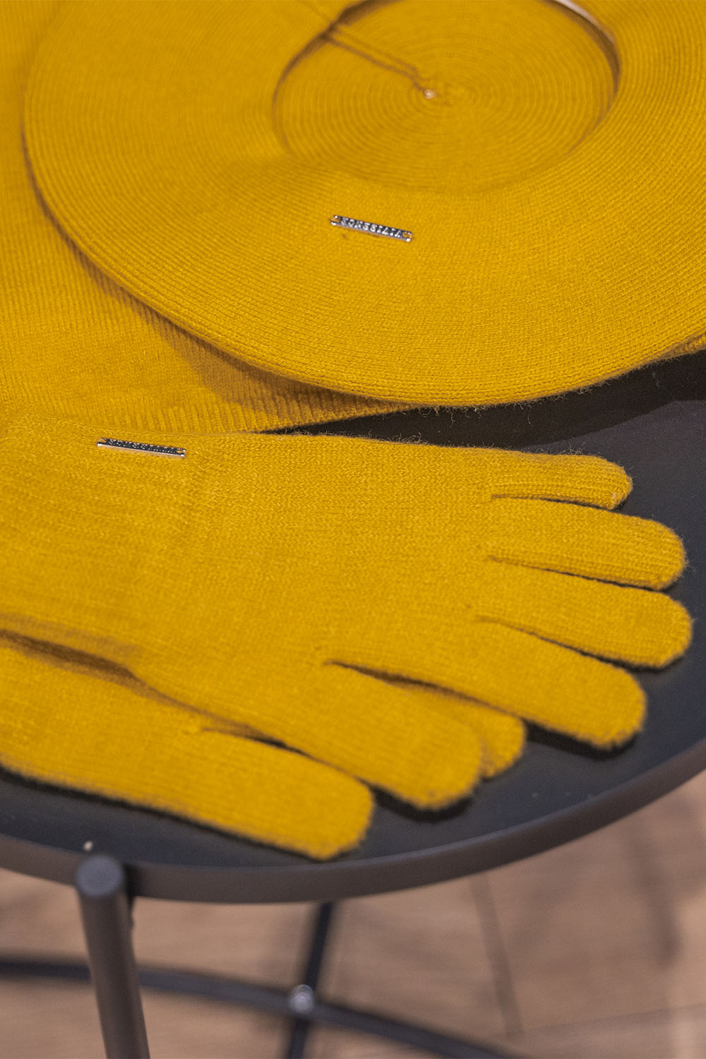 Vivisence Damen Handschuhe Winter Weichem und Warme Ideal für Kaltes Wetter 7202, honigfarben