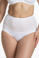Vivisence Formslip Damen Hoher Bund Bauchkontrolle Für Glatte Silhouette, weiß