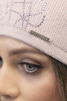 Vivisence Classic Cut Winter Hat For Women Warm And Comfortable Wool 7011, light pink