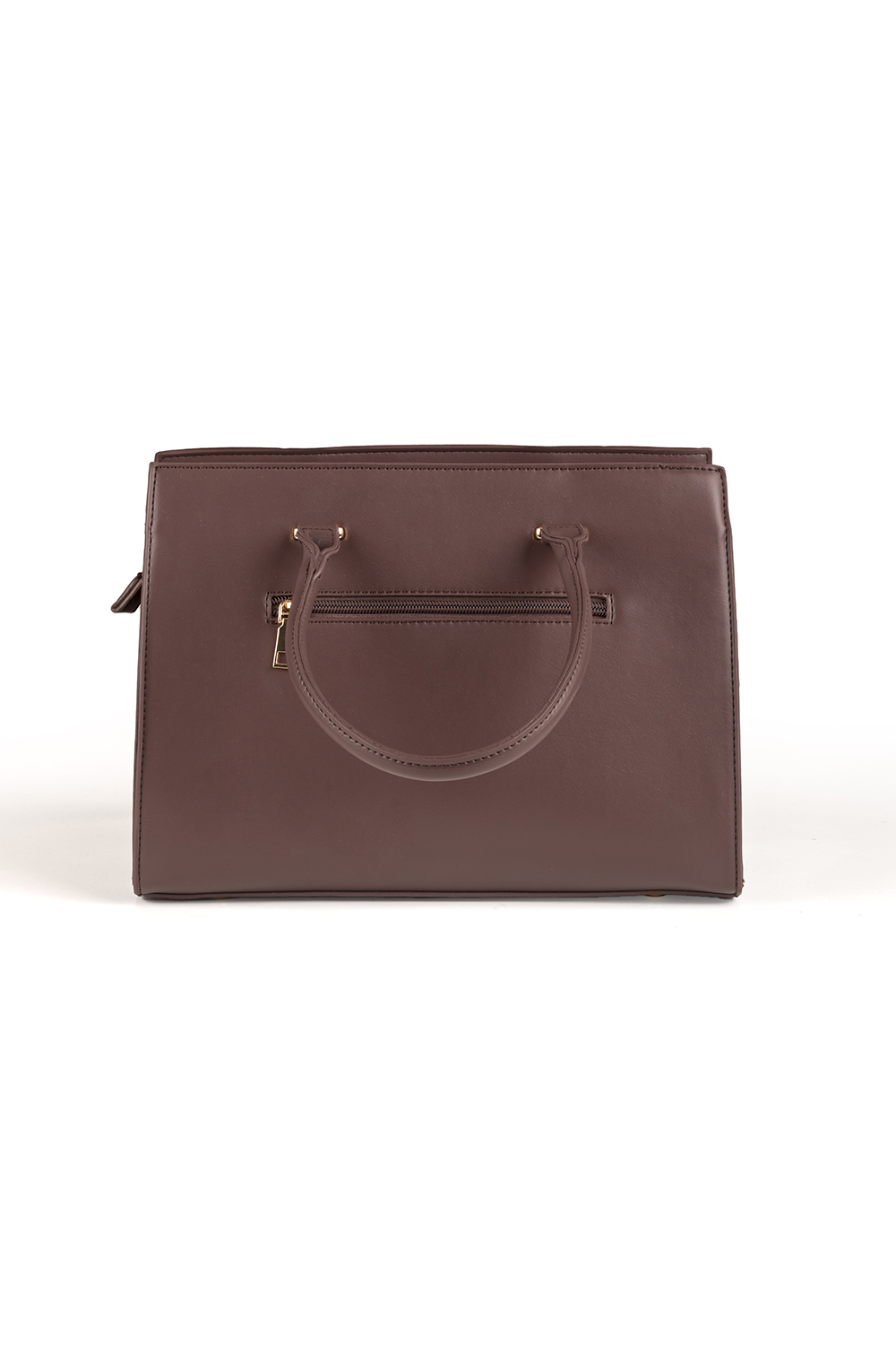 Vivisence Handtasche Damen Kunstleder Set 3 Teilig Elegante Taschen, Braun