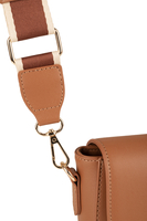 Vivisence Sac Bandoulière Femme Bande Décorative Pour un Usage Quotidien, marron