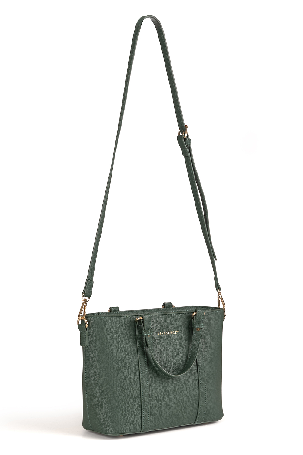 Vivisence Women's Handbag Shoulder Strap Zip Pocket Perfect for Everyday, green