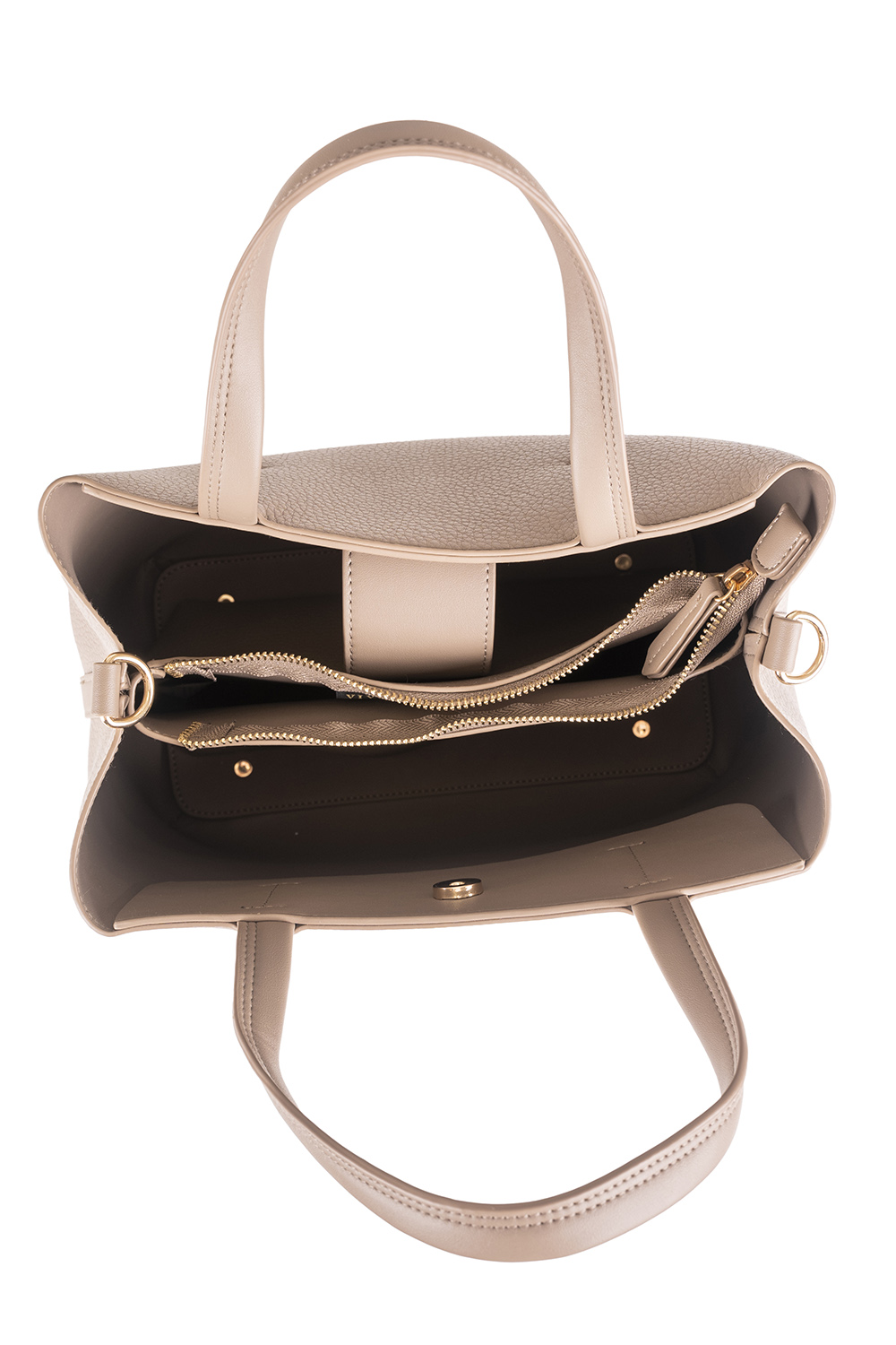 Vivisence Sac a Main Femme Bandoulière Réglable Élégant Style Et Confort, beige