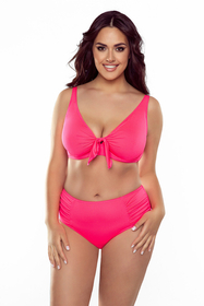 VIVISENCE Bikini Oberteil Damen Bademode Bikini BH Starker Halt 3202, neonpink