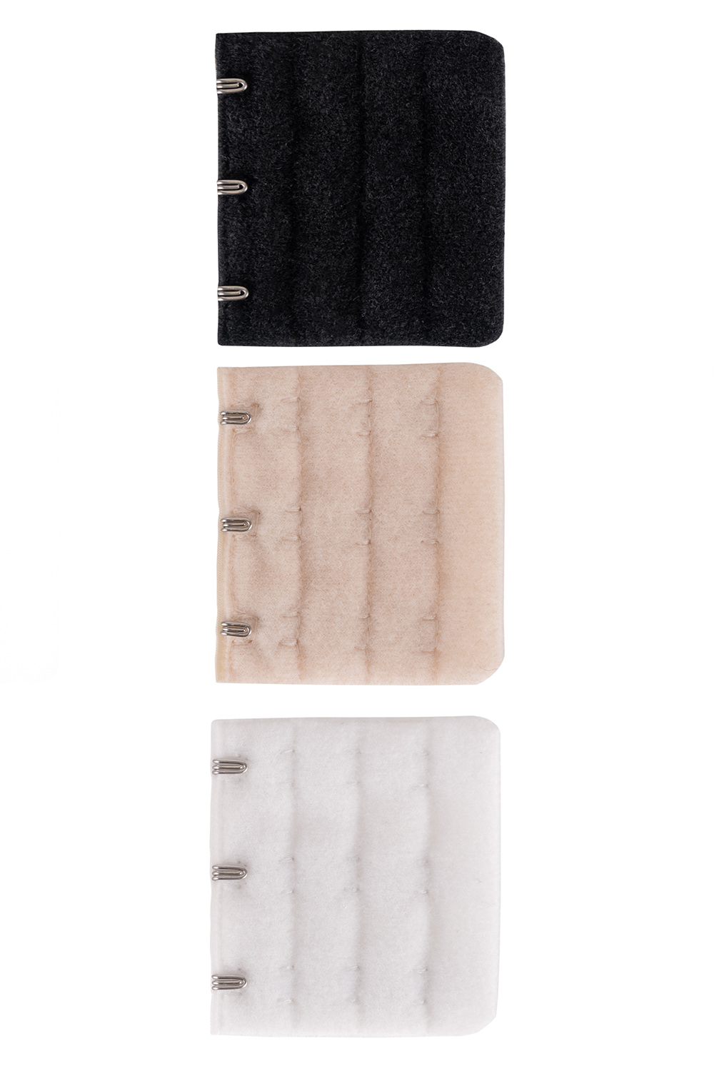 Vivisence Dame BH-Verlänger 3er Pack Verlängerung für Rückenband Unterbrustband Umfang Accessoires Zubehör 8003, weiß