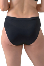 Vivisence  Ladies bikini bottoms floral pattern 3222M, black-gold