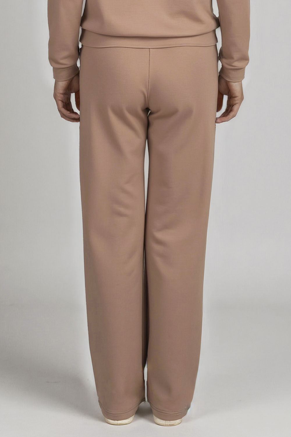 Vivisence Women's Sweatpants Wide Leg Lounge Relaxed Fit High Waist Knit Trousers With Elastic Waistband And Side Pockets Ideal For Casual Everyday Or Homewear Looks 9102, Beige