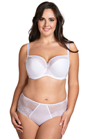 Vivisence Culotte Femme Taille Haute Confortable Et Élégante 1078/1080, blanc