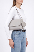 Vivisence Femme Sac À Bandoulière Pochette Amovible Sangle Réglable Confort, gris