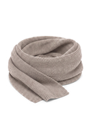 Vivisence Écharpe femme en laine mérinos et cachemire, beige
