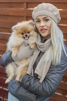 Vivisence Damen Handschuhe Winter Weichem und Warme Ideal für Kaltes Wetter 7202, beige