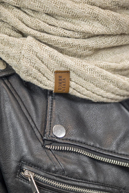 Vivisence Damen Loopschal Zweifach Gefaltet Ideal Für Kalte Wintertage 7017S, beige