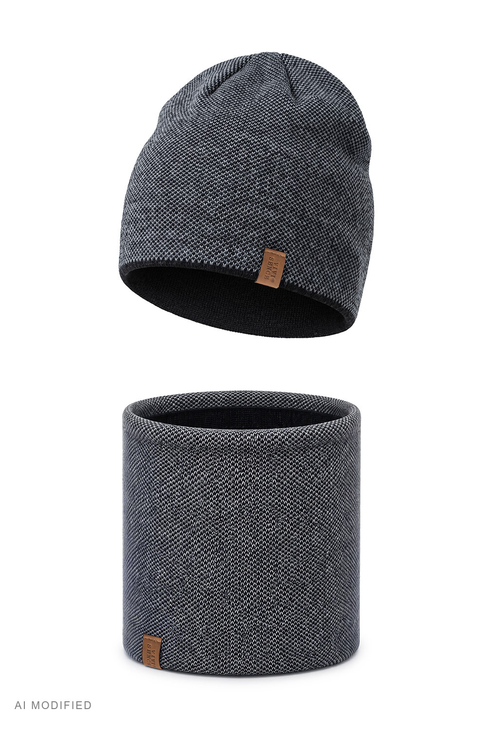 Sets Sets hat + loop scarf, Grey
