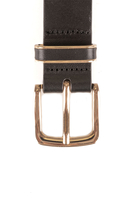 Vivisence Women's Belt Leather with Metal Buckle Ideal For Every Outfit P0001, black