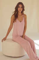 Vivisence Women's Pyjama Pants Viscose Wide Leg Perfect for Every Night 2102, Pink