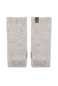 Vivisence Strickhandschuhe Damen Merino Baumwolle Weich und Warm Für Kalte Tage, Grau