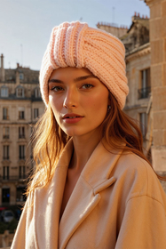 Vivisence Damen Mütze Weicher Merino Baumwollmix Für Komfort, Pink