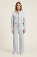Vivisence Damen Jogginganzug Jacke Mit Reißverschluss für Komfort und Taschen, Grau