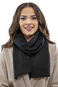 Vivisence Écharpe Femme Hiver Avec Nœud Décoratif Pour Les Journées Froides 7104, noir