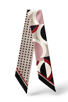 Vivisence S180-004 Scarves and shawls Wraps, beige/pink/dots