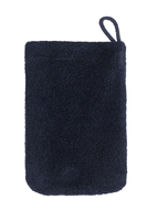 Vivisence Exfoliating Glove Cotton Viscose Body Scrub Spa for Smooth Skin 5025R, dark blue, UNI