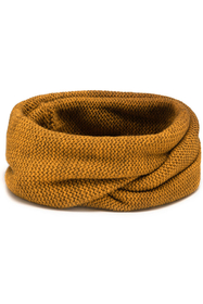 Vivisence Écharpe Tube Tricotée Femme Chaude Et Confortable Pour L’Hiver 7103, jaune foncé