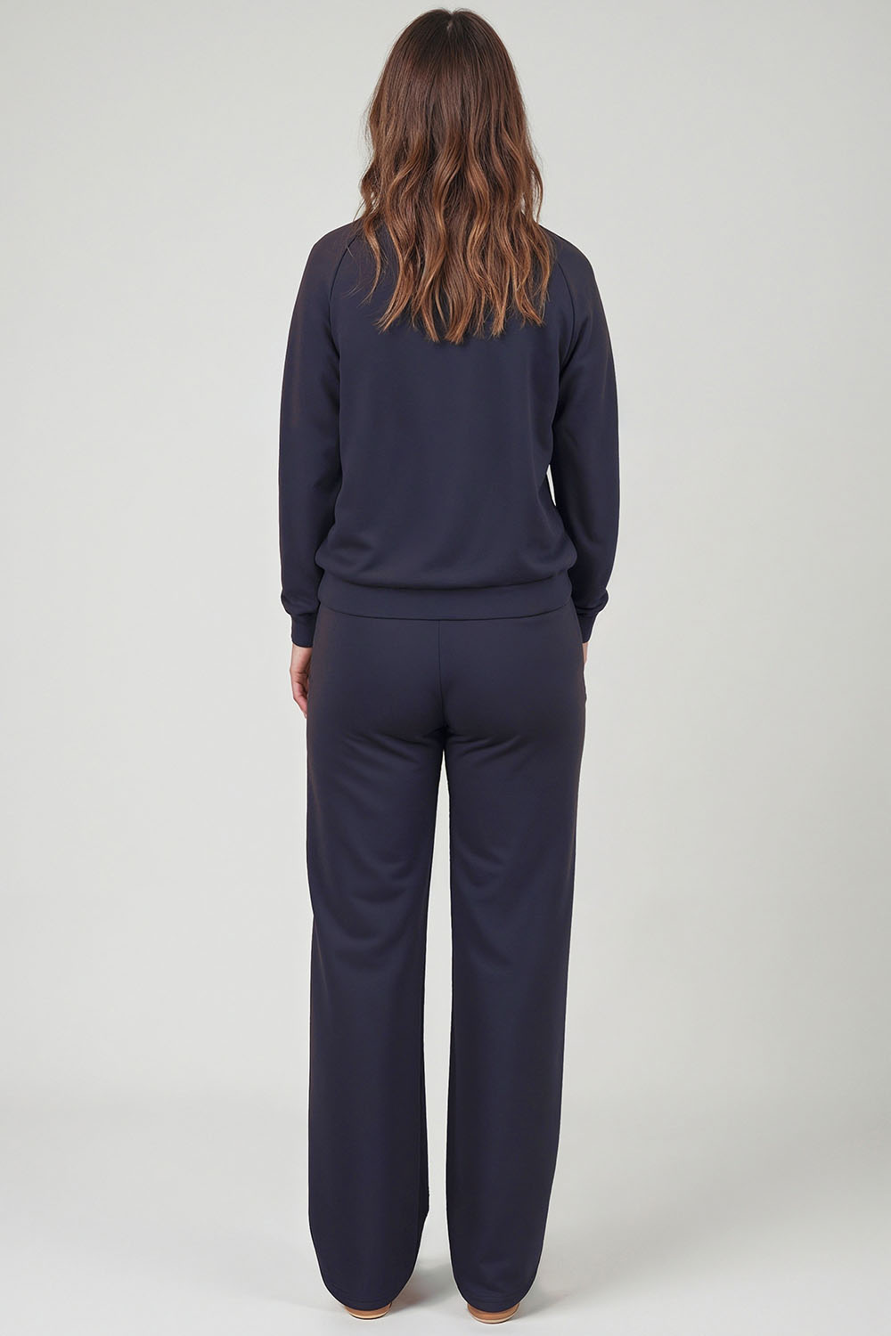Vivisence Femme Survêtement avec Poches Vêtements Confortables au Quotidien 9205, bleu marine