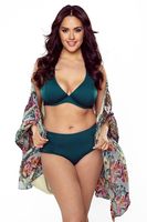 Vivisence Bikinihose Damen Bikini Unterteil Ideal Schwimmen und Sonnenbad, grün