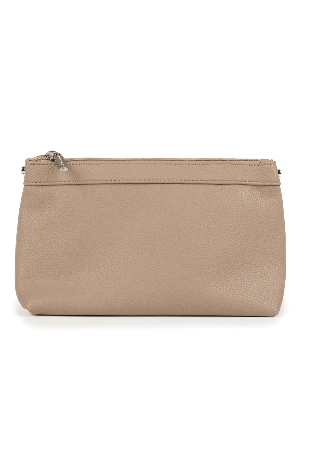 Vivisence Women’s Shoulder Bag, Structured Tote Handbag with Magnetic Flap, Everyday Faux Leather Shopper with Inner Pouch for Work, Office and Daily Use, beige
