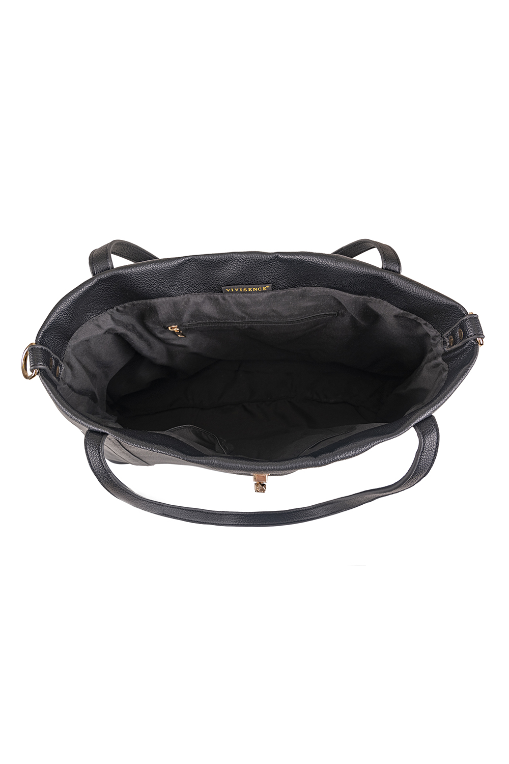 Vivisence Women's Tote Bag with Laptop Compartment Perfect For Everyday, black