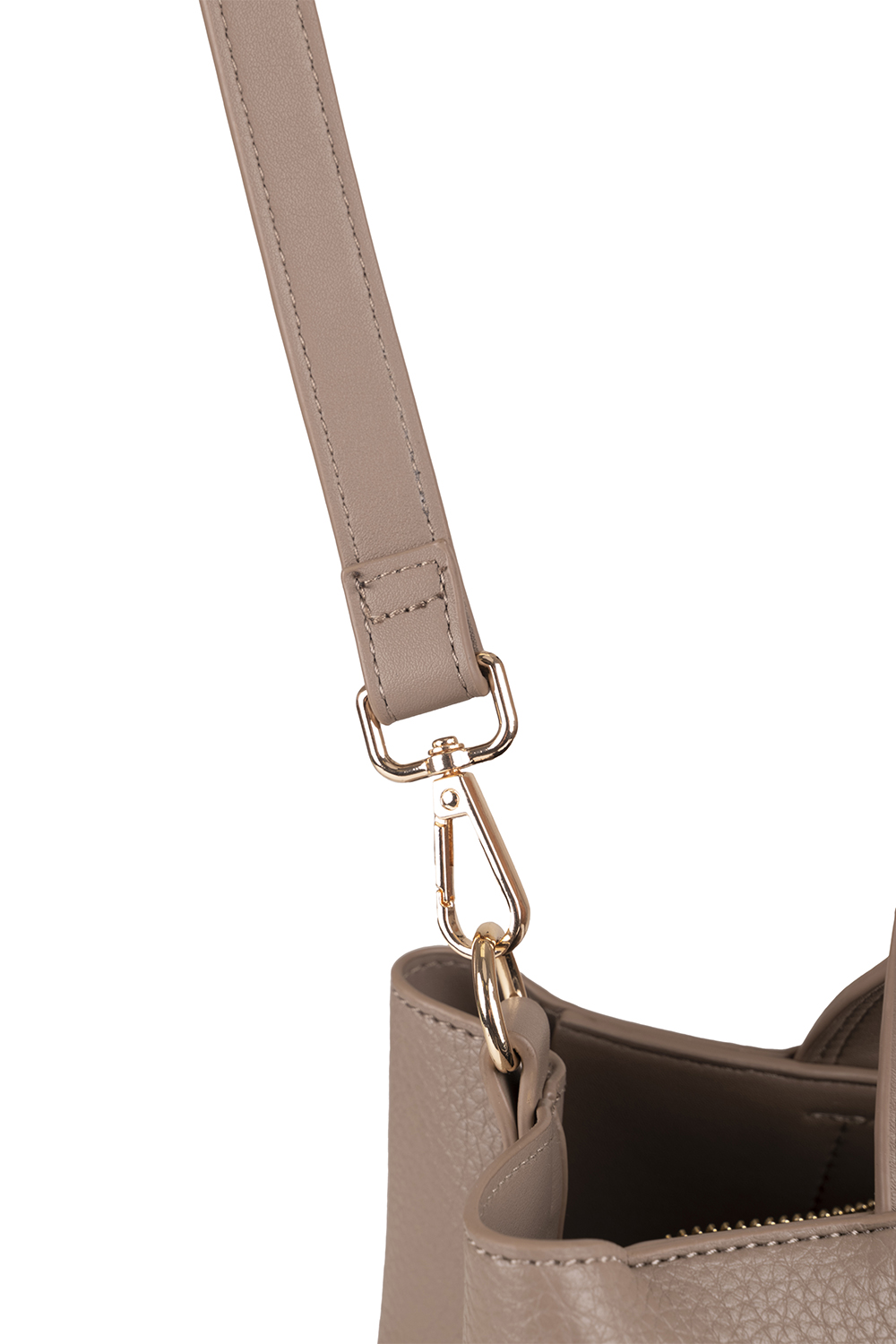 Vivisence Handtasche Damen Verstellbarer Schultergurt Alltag Komfort, Beige