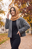 Headwear hood, Light Brown