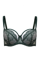 Vivisence femme soutien-gorge non-rembourré charmant 1044, vert