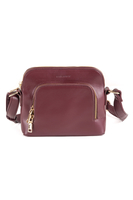 Vivisence Women's Shoulder Bag Zip Closure Comfort Elegance for Everyday, burgundy