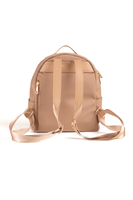 Vivisence Sac À Dos Femme Nylon Compartiments Multiples Poche Discrète, beige