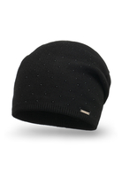 Vivisence Women's Hat Classic Cut Warm And Cozy Yarn For Winter 7013, black