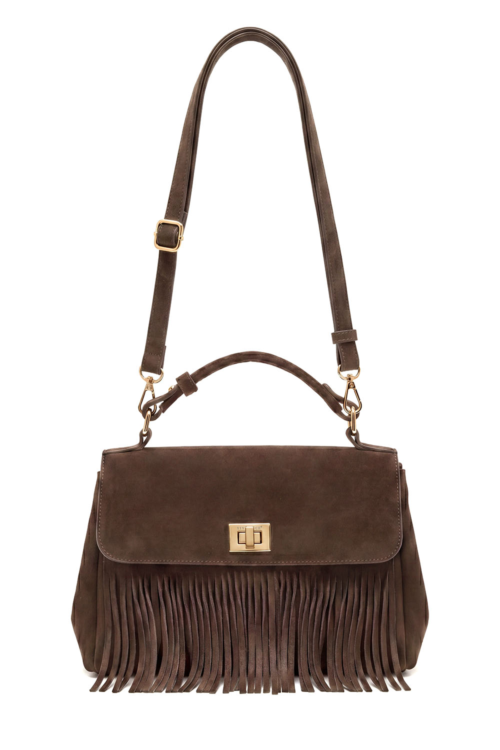 Vivisence T0036 Handbags handbag, Dark Brown