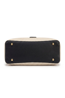 Vivisence Damen Handtasche Mit Magnetverschluss Und Fächern Für Ordnung, Beige