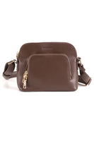 Vivisence Damen Umhängetasche Verstellbarer Schultergurt Vordertasche, Braun