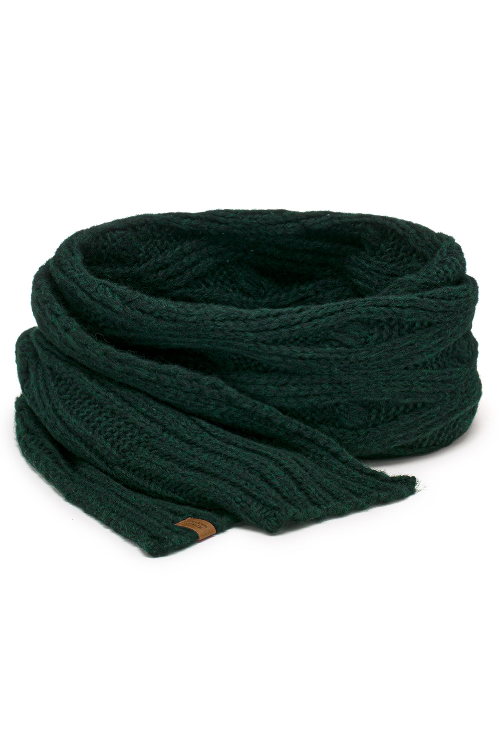 Vivisence Femme Écharpe Hivernale Laine Et Coton Douce Et Chaude Au Quotidien, vert