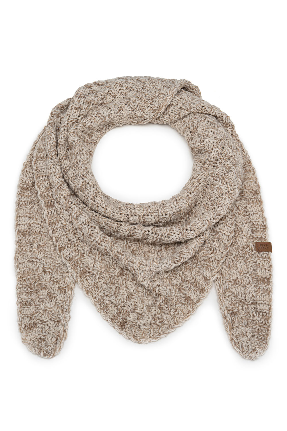 Vivisence Damenschal Weiche Warme Strickoptik Für Stilvolle Wintertage, Beige