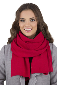 Vivisence Bonnet Et Écharpe Femme Pour L'automne et L'hiver Ensemble Chaud En Laine Avec Doublure Antistatique Pour Les Froids Jours Et Les Activités En Plein Air 7010Kmpl, rouge