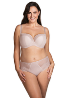 Vivisence Culotte Femme Taille Haute Confortable Et Élégante 1078/1080, beige