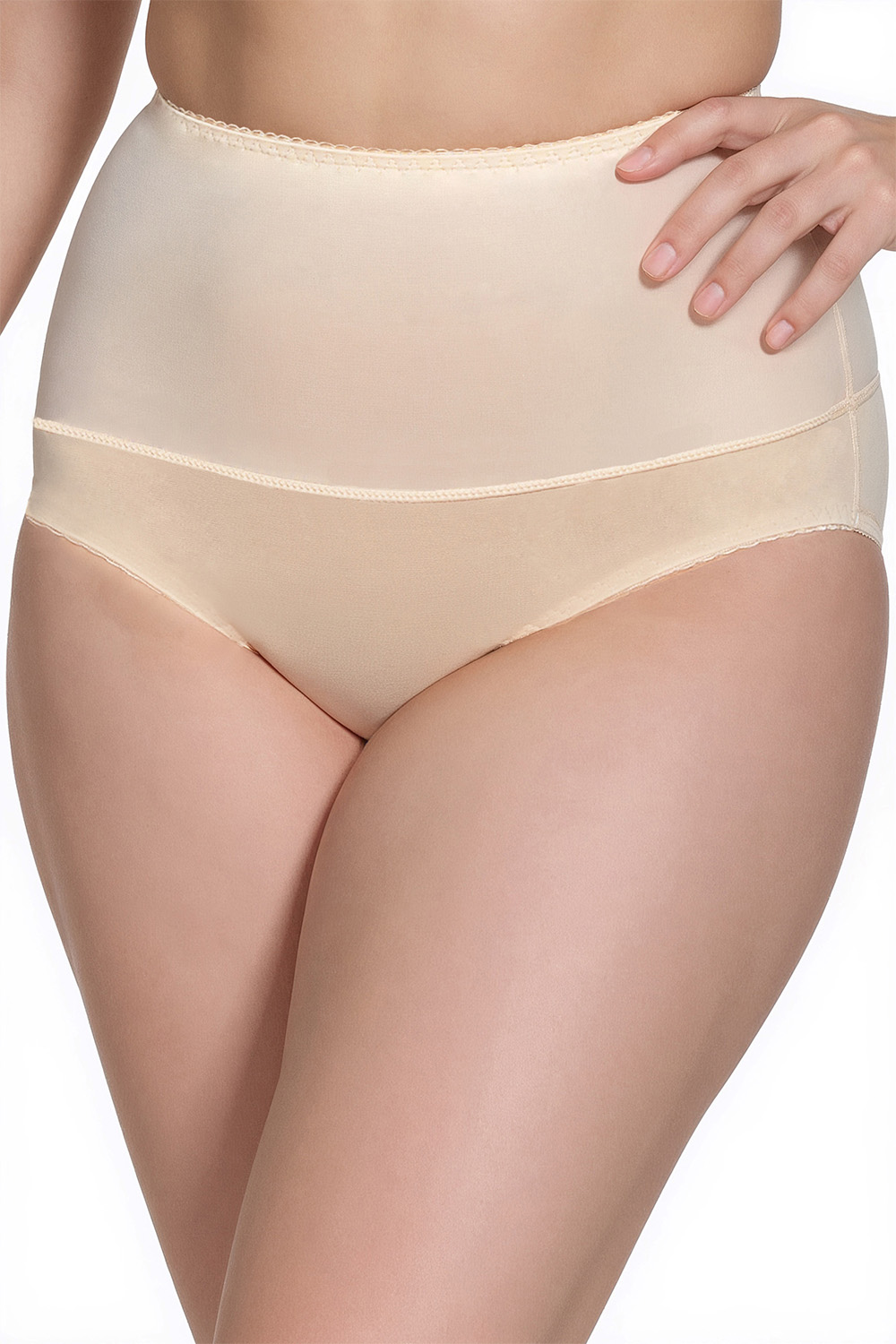 Vivisence Control Briefs Women High Waist Sculpting Fit All Day Comfort Support, beige