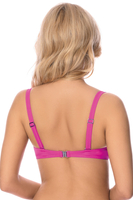VIVISENCE Bikini Oberteil Damen Verstellbar Träger Bademode Formt die Brust 3209, pink 2