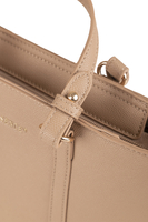 Vivisence Women's Handbag Shoulder Strap Zip Pocket Perfect for Everyday, beige